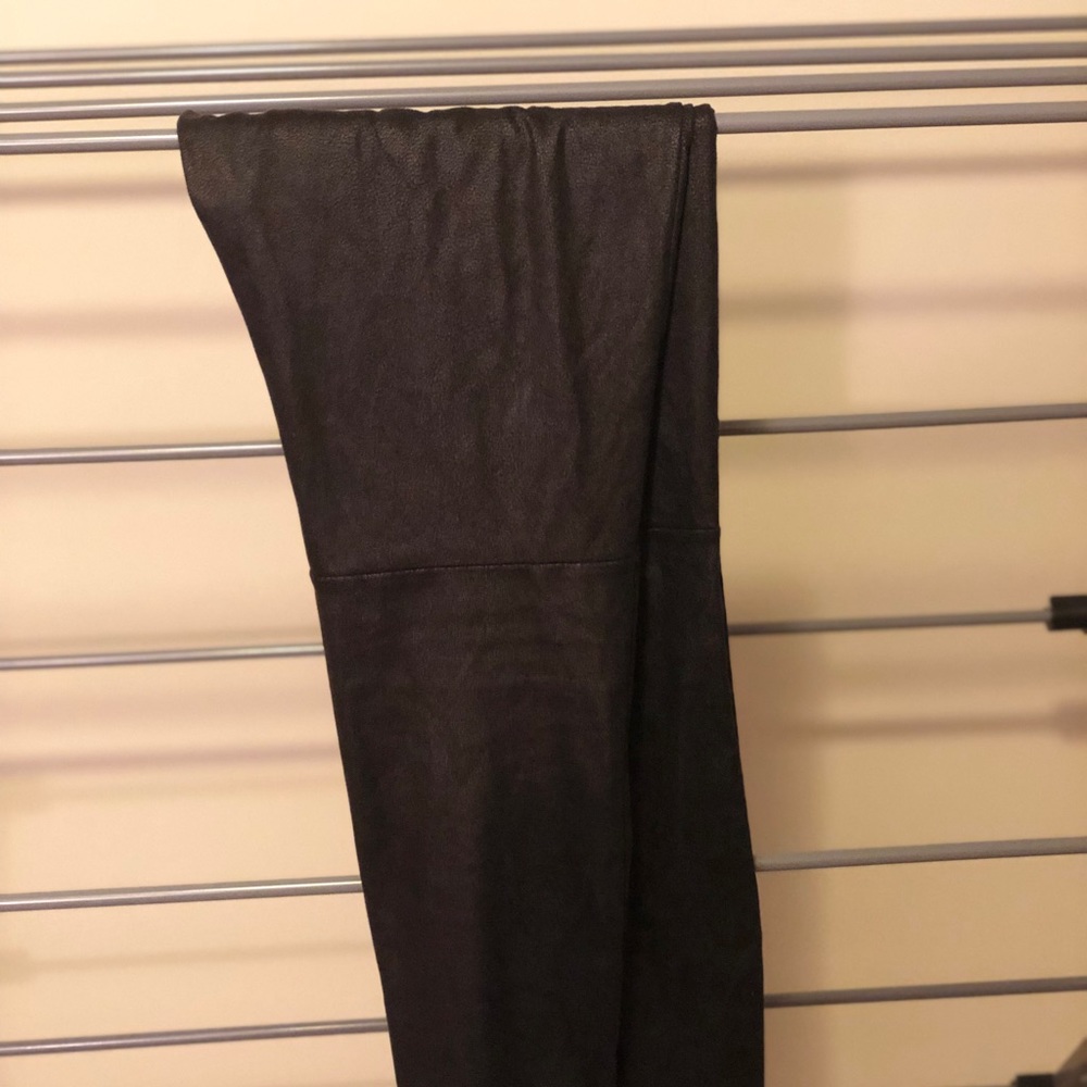 Faux leather leggings